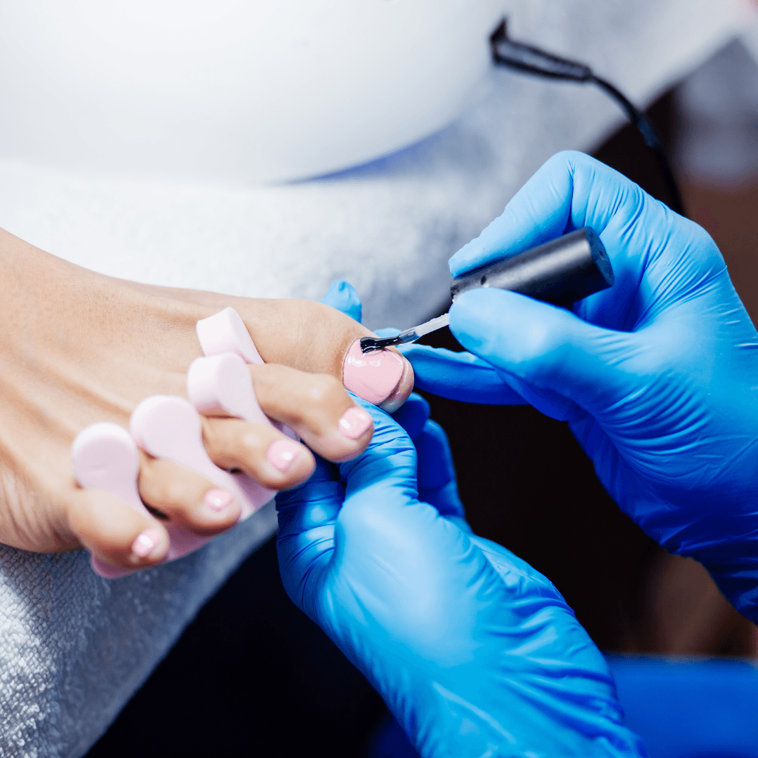 Gel Toe Polish with Cuticle Clean Up
